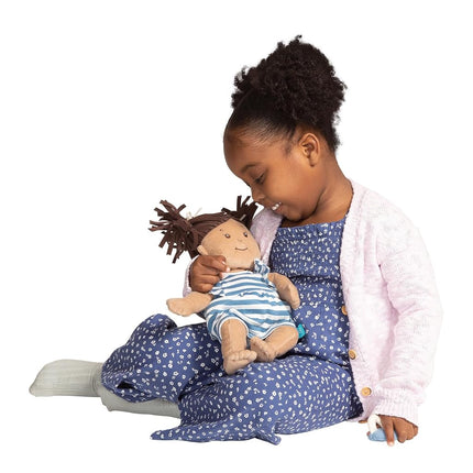 Manhattan Toy Baby Stella Beige with Brown Hair 38.1cm Soft First Baby Doll