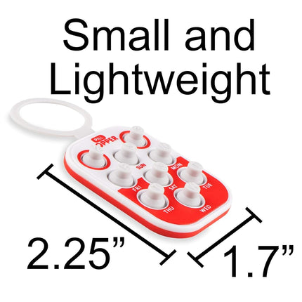 Comprimé Pill Popper, pilulier intelligent, petit aide-mémoire portable avec boutons, se fixe au pilulier, permet de suivre jusqu'à 3 doses par jour, multicolore, paquet de 3 – Produits faciles à utiliser