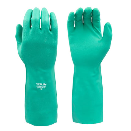 SHOWA 727 Chemical Resistant Gloves, 15-mil Unsupp
