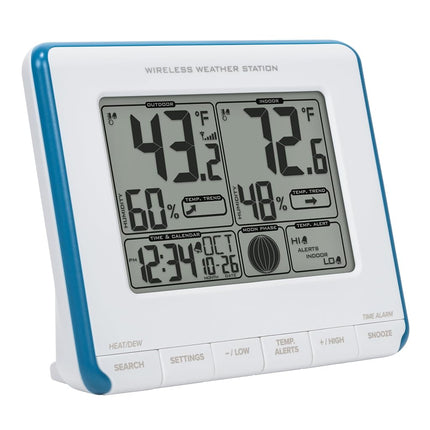 La Crosse Technology 308-1711BL Wireless Weather Station with Heat Index and Dew Point