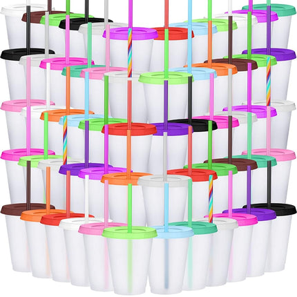 Sieral Cups with Straws and Lids Kids Tumbler with