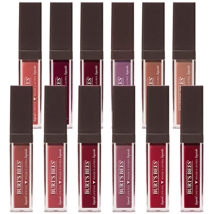 Lápiz labial líquido hidratante de cobertura total Burt's Bees, 5,95 g, Tidal Taupe