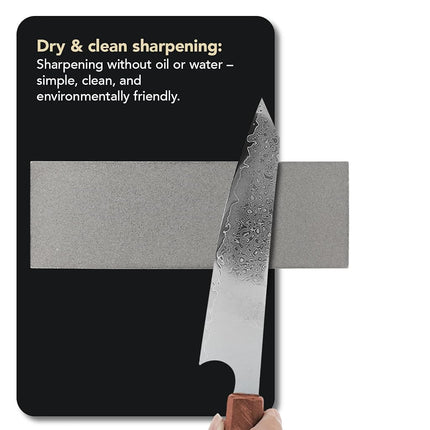 DMT Dia-Sharp® Diamond Sharpening Stone 6" Extra-Coarse | Professional-Quality Knife Sharpener | 15 cm Whetstone for Knives and Tools | Made in USA | D6X