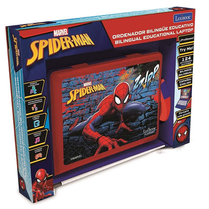 Lexibook, Spider-Man Educational Laptop for kids, JC598SPi2