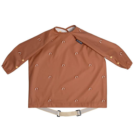 BIBaDO Long Sleeve Waterproof Baby Bib, Chasing Ra