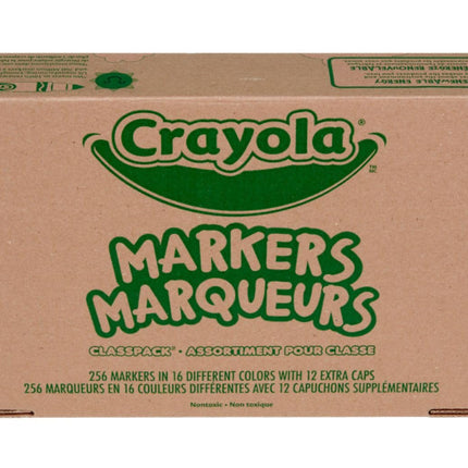 CRAYOLA Broad Line Markers, Bulk School Supplies F