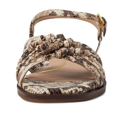 Cole Haan Women's Jitney Knot Sandal Flat, Sndlr Snke Prt Ltr, 5 UK