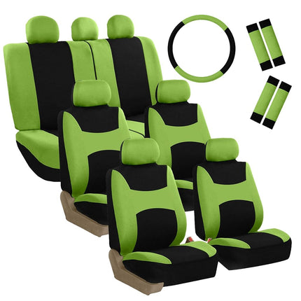 FH Group Light & Breezy Cloth Car Seat Covers, 7 S