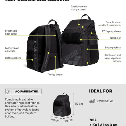 ARENA ONE GO BACKPACK 45L