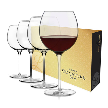 Libbey Signature Balloon Wine Glass Gift Set of 4,