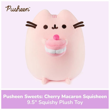 GUND Plush 9.5in CherryMacaronSqsh