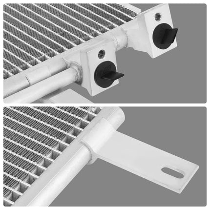 DNA MOTORING Condensador de Aire Acondicionado de Aluminio Compatible con Ford F250 SD F350 SD F450 SD F550 SD 2008-2010, Modelo 6.4L, FO3030227, OEM-CDS-3690
