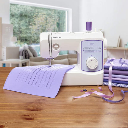 Brother GX37 Lightweight, Full Featured Sewing Machine, White