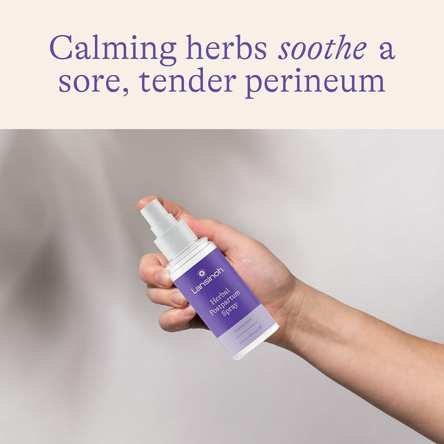 Lansinoh Herbal Perineal Spray, Postpartum Essentials, 3.5 Ounces