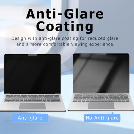 Adeway Privacy Screen Protector for Surface Laptop 6/5/4/3 15 Inch, Magnetic Nano, Anti-Spy, Removable, Blue Light & UV Blocking, Anti-Glare