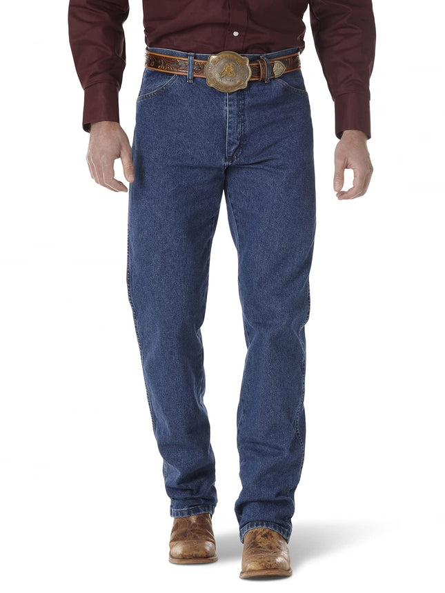 Wrangler Men's Original Fit Jean Jeans, Stonewashe