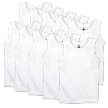 Camisetas HonestBaby de manga larga, paquete múltiple, 100% algodón orgánico para bebé, niño pequeño, niños y niñas, blanco brillante, 3-6 meses