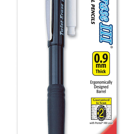 Pentel Twist-Erase III Automatic Pencil with 1 Era