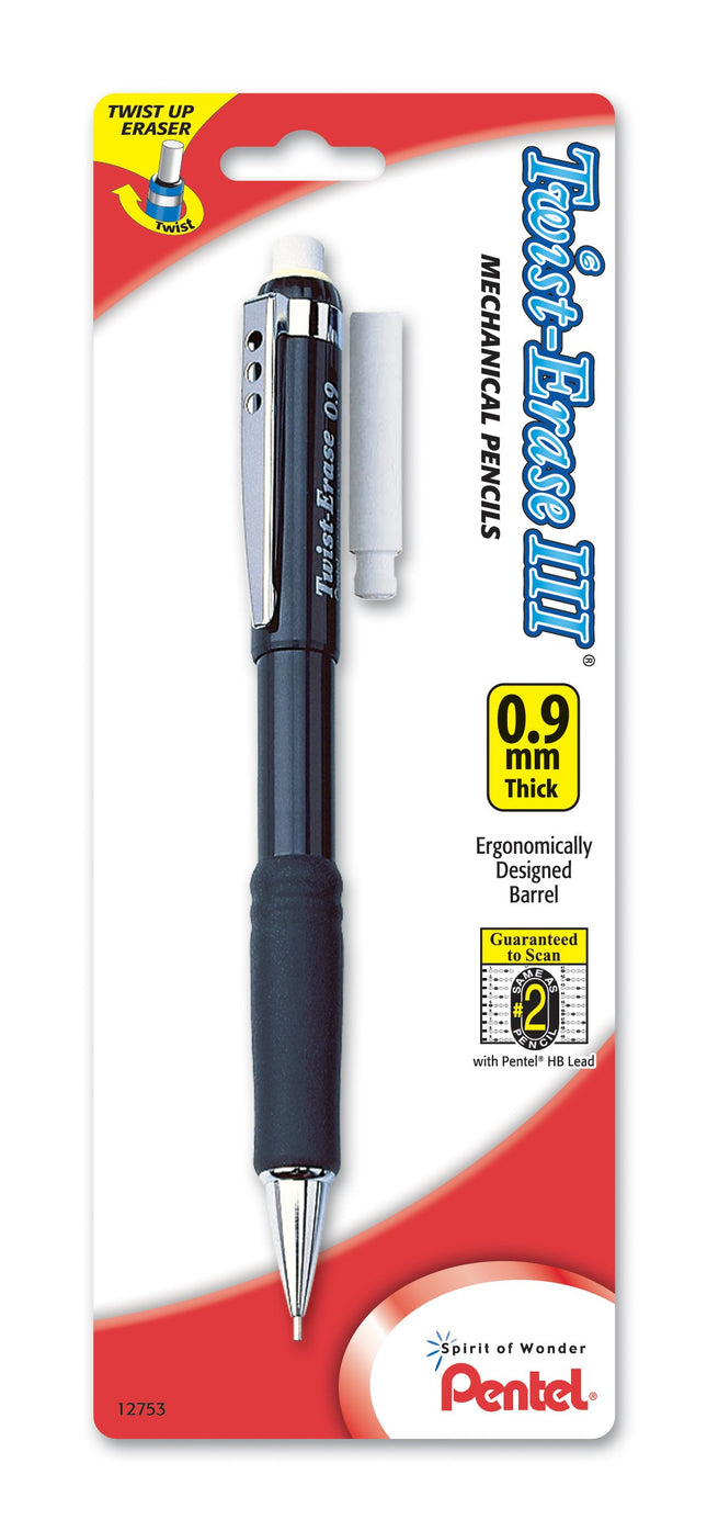 Pentel Twist-Erase III Automatic Pencil with 1 Era