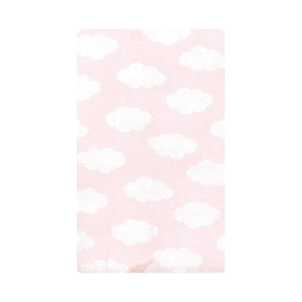 Hudson Baby Bavoirs en flanelle de coton pour bébé, motif licornes et arcs-en-ciel, lot de 10, taille unique