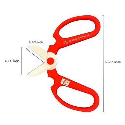 Flower Scissors Hand Creation F-170 RED