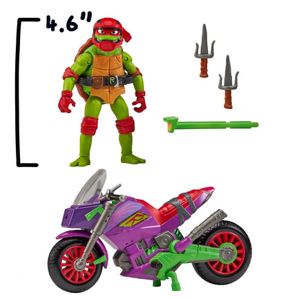 Teenage Mutant Ninja Turtles: Purple Dragon Cycle with Exclusive Raphael Figure. Ideal present for TMNT fans everywhere.