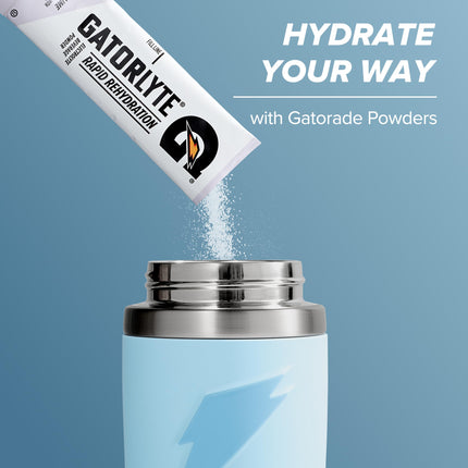 Gatorade 'Overtime' 22oz Stainless Steel Water Bottle, Straw Cap, Yellow