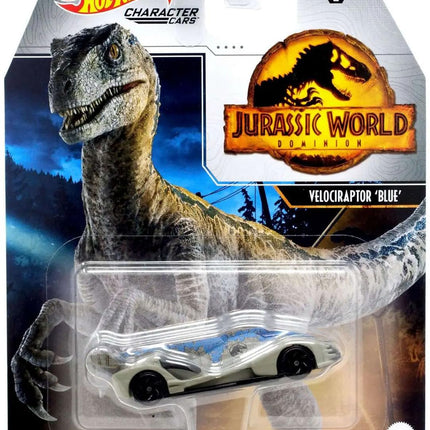 Hot Wheels Jurassic World Character Cars – Lot de 4 véhicules moulés sous pression de la série GRM80-956A