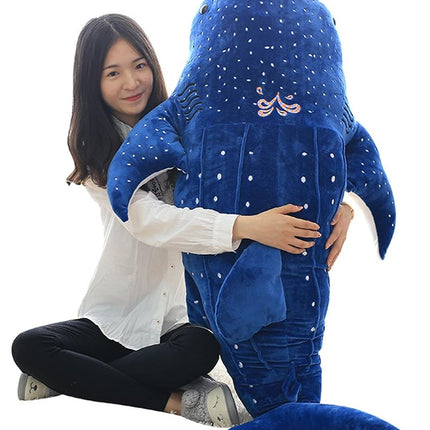 CZFRIEND Creative Whale Shark Pillow Plush Doll Nap Pillow