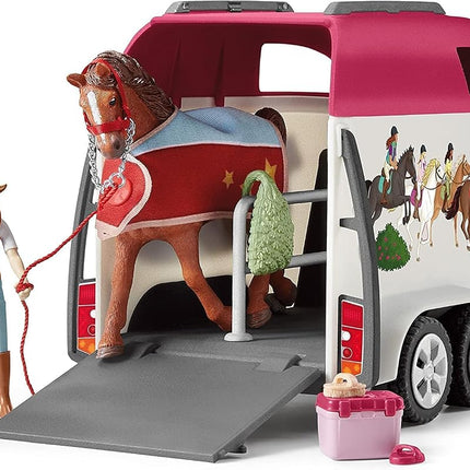 Schleich Horse Club - 110Pc Horse Camping Playset w/ Car and More | 42535