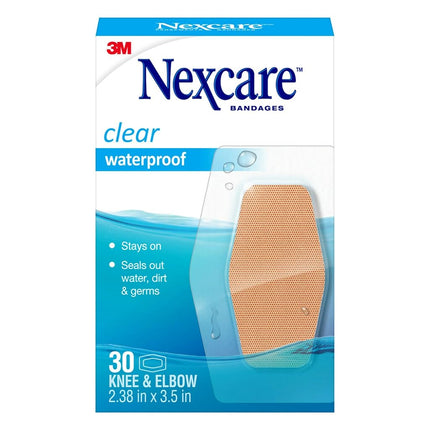Nexcare Waterproof Clear Bandages For Knee And Elb