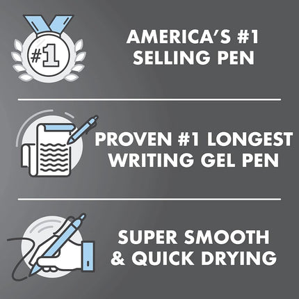 Pilot G2 Retractable Premium Gel Ink Roller Ball Pens, Ultra Fine Point, Blue Ink, Dozen Box -31278