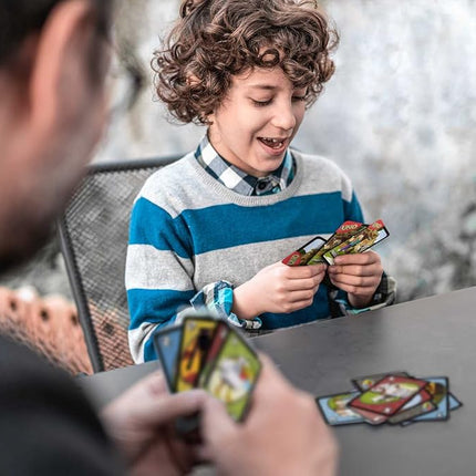 Mattel Games UNO Minecraft Card Game with Storage Tin,Ages 7+