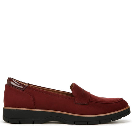Dr. Scholl's Shoes Women's Nice Day Loafer, Cali Wine Microfiber, 8 UK