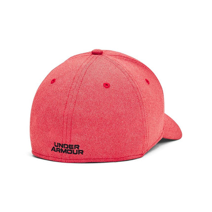 Under Armour Men's Blitzing Adjustable Moisture Wicking Baseball Cap, (601) Red/Black, L/XL