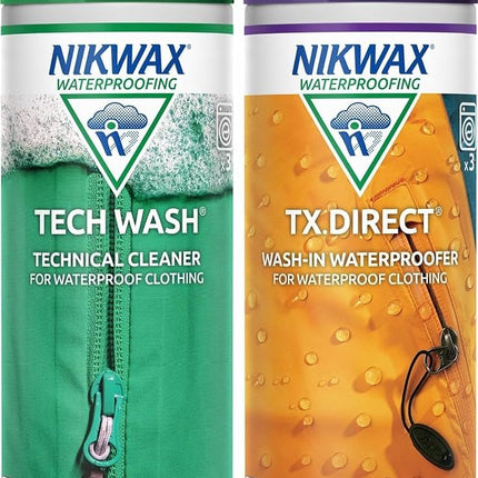 Nikwax Tech Wash & TX.Direct Twin Pack – Wash-In C