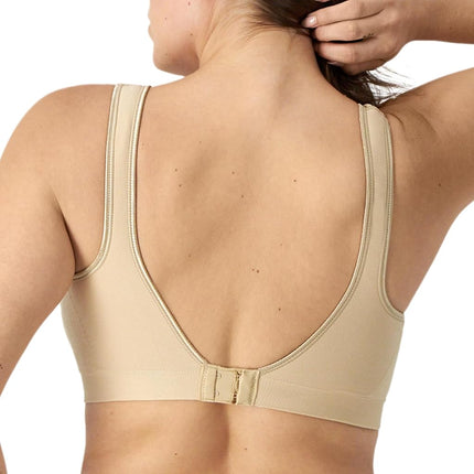 Bali Women's Comfort Revolution Full-Coverage Wireless Bra, Wirefree T-Shirt Bra, DF3484, Nude, M