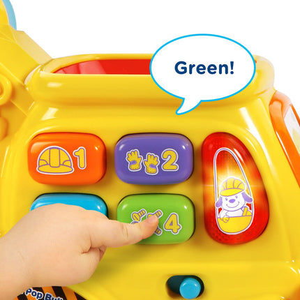 Excavadora Empuja y Pop de VTech Pop-a-Balls