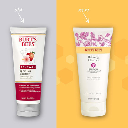 Renewal Refining Cleanser by Burts Bees for Unisex - 6 oz Cleanser
