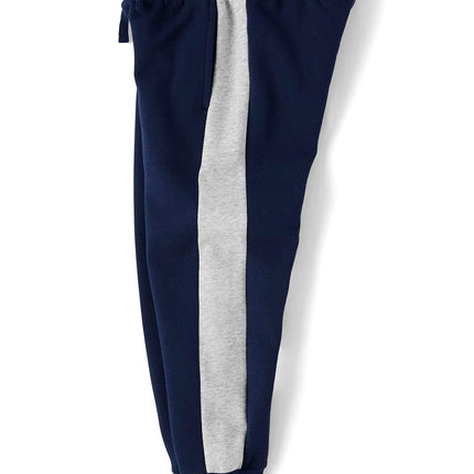 The Children's Place Boys' Active Fleece Jogger Pants, Tidal/Grey, X-Small