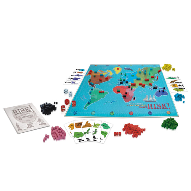 Risk 1959 La reproduction classique de Risk avec illustrations et composants d'origine par Winning Moves Games USA, Le jeu de domination mondiale et de stratégie pour 2 à 6 joueurs, à partir de 8 ans