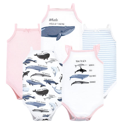 Hudson Baby Unisex Baby Cotton Sleeveless Bodysuit