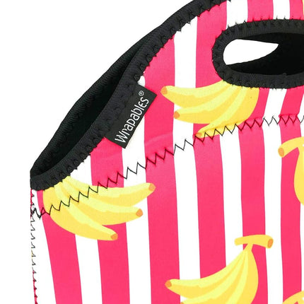 Wrapables® Insulated Neoprene Lunch Bag, Bananas