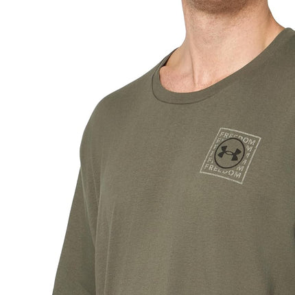 Under Armour Mens Freedom Snake Short Sleeve T Shirt, (390) Marine Od Green / / Black, XXL