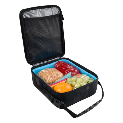 UA Scrimmage 3 Lunchbox Black Woodland Camo OSFA