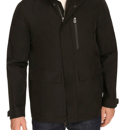Cole Haan Men's Short Sleeve Soft Rain Parka Jacke