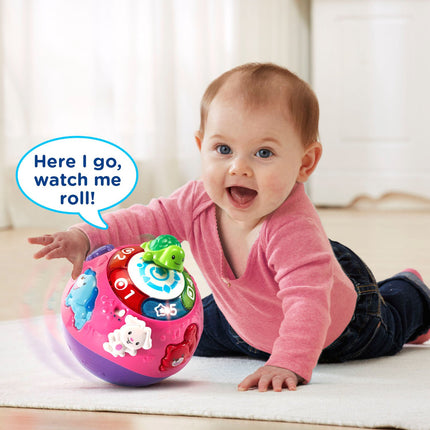 VTech Pelota Wiggle and Crawl - Morada - Exclusiva en línea
