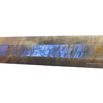 Amazing Gemstone Sun Moonstone Crystal Towers - Natural Healing Crystal Point Obelisk for Reiki Healing and Crystal Grid (3" to 4" INCH)