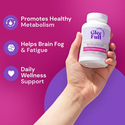 GleeFull Over 30 Hormone Support - Menopause Supplements for Women - Hormone Balance for Women