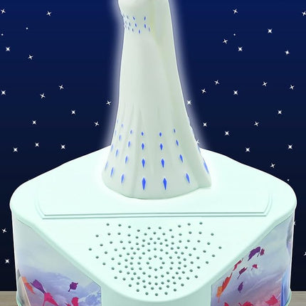 Lexibook, Frozen BTD80FZ 5.0 Bluetooth USB Type C Port Speaker with Light Up Figure